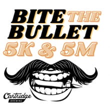 Bite The Bullet 5k & 5 Miler logo