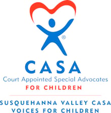 Susquehanna Valley CASA Superhero 5k logo