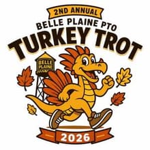 Belle Plaine PTO Turkey Trot logo