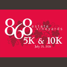 868 Estate Vineyards 5k & 10k logo