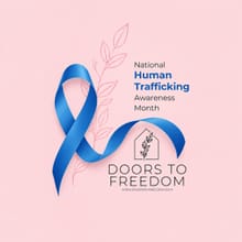Run for HER  Freedom  - Doors to Freedom logo