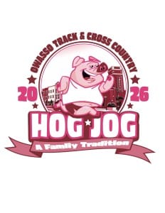 The 24th Annual Owasso Hog Jog 2026 Logo