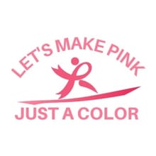Let's Make Pink Just a Color logo