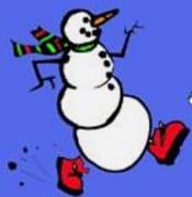 Snowman Scram 1 Mile Fun Run and 5K Run/Walk Logo