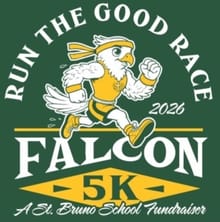 Saint Bruno Falcon 5k Run/Walk logo