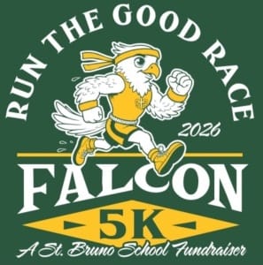 Saint Bruno Falcon 5k Run/Walk Logo