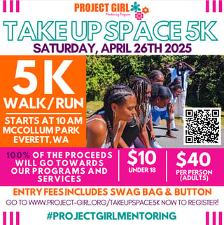 Take Up Space 5K Logo