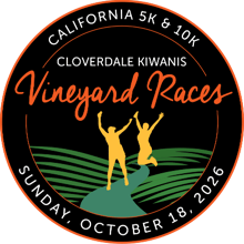 Cloverdale Vineyard Races: 10K and 5K logo