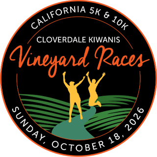 Cloverdale Vineyard Races: 10K and 5K Logo