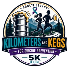 Kilometers & Kegs for Cool's Legacy logo