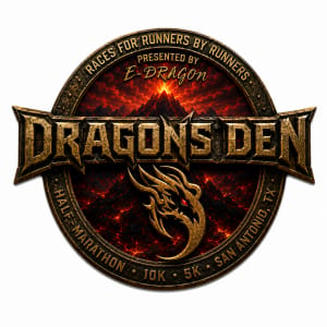Dragons Den Half Marathon, 10k, 5k Logo