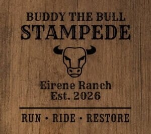 Buddy the Bull Stampede Logo