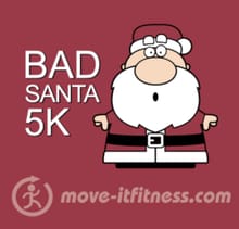 BAD SANTA TRAIL 5K logo