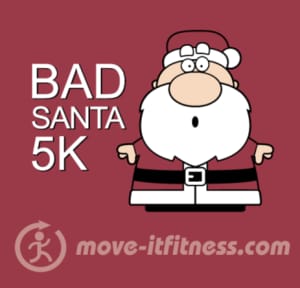 BAD SANTA TRAIL 5K Logo