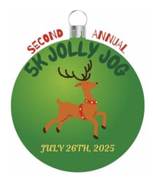 Jolly Jog 5k Run logo