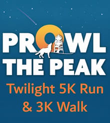 Prowl the Peak Twilight 5K Run & 3K Walk logo