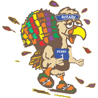Perry Rotary Turkey Trot Logo