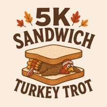 Sandwich Turkey Trot 5k logo