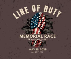 NE MS Line of Duty Memorial Race Logo