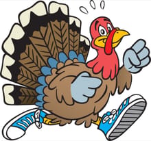 9th Annual Haddons Pre-Game Turkey Trot 5K and Fun Run logo