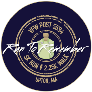 17th Annual Upton VFW Run to Remember 5K Logo