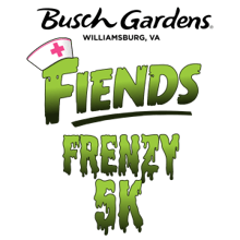 Busch Gardens® Fiends Frenzy 5k Run logo