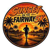 Sunset on the Fairway 5k logo