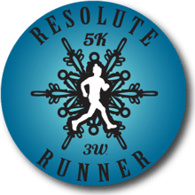 Resolute Runner 5k logo