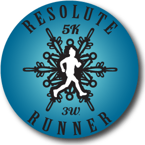 Resolute Runner 5k Logo