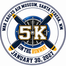 War Eagles Air Museum Runway 5K and 1 Mile Walk and Airplane Pull logo