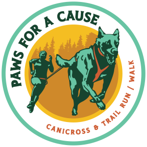 Paws for a Cause Canicross & Trail Run/Walk for Charity 2026 Logo