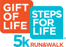 2027 Gift of Life Steps for Life South Florida 5K logo
