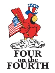 Four on the Fourth logo