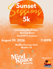 Sunset Sessions 5k logo