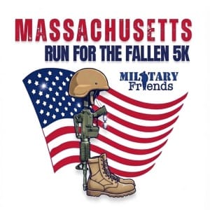 Massachusetts Run For The Fallen 5K Logo
