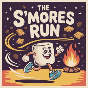 S'mores Run 5k & 10k (Townsend, TN ) Logo