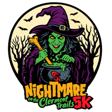Nightmare on the Clermont Trails 5K logo
