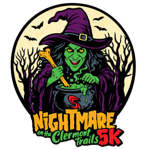 Nightmare on the Clermont Trails 5K Logo