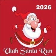 Utah Santa Run - Ogden, Gardner Village & Utah County Logo