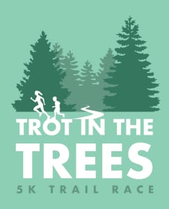 Trot in the Trees 5k Trail Race and Fun Run Logo