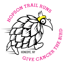 Hopson Trail Runs - Give Cancer The Bird logo