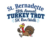 St. Bernadette's 18th Annual Turkey Trot logo