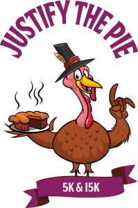 Justify The Pie 5k and 15k Run/Walk logo