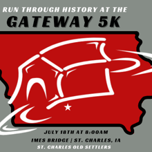 St Charles Old Settlers Gateway 5K/1K Fun Run logo