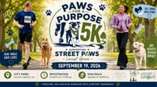 PAWS FOR A PURPOSE logo