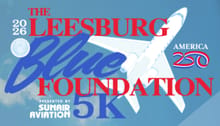 The Leesburg Blue Foundation 5K logo
