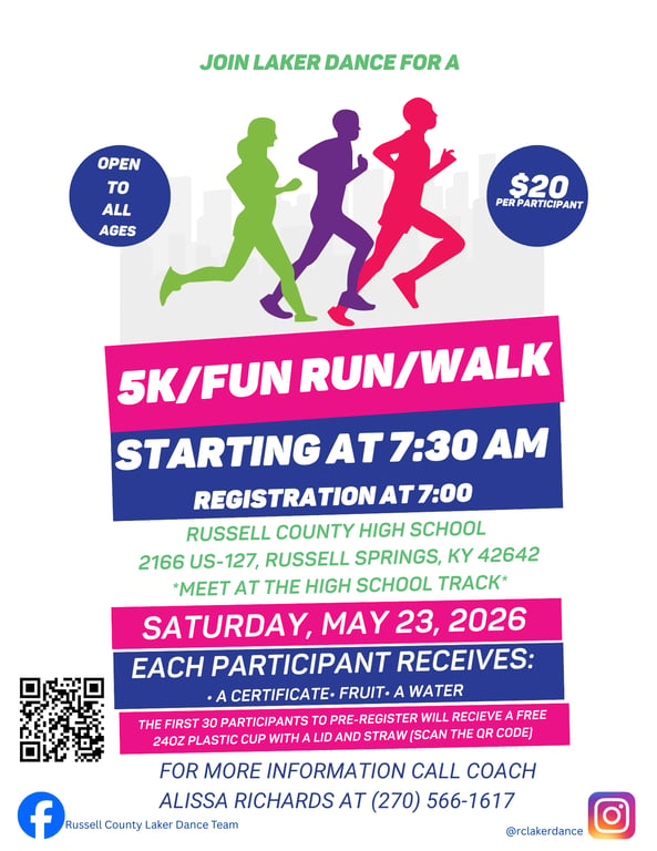 Laker Dance 5k/Fun Run/Walk logo