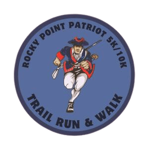 2nd Annual Rocky Point Patriot 5k/10K Trail Run/Walk & Kids' Dash Logo