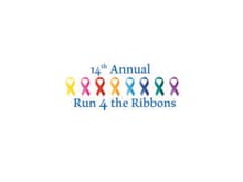 Run For The Ribbons 5K/1 mile - 7:30am 2/8/26 logo