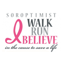 Soroptimist Walk/Run/Believe for the Cause logo